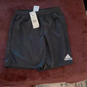 Adidas shorts boys xl soccer shorts black